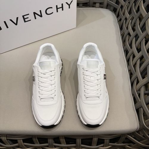 Givenchy Matte Leather Casual Shoes With GVC Detail