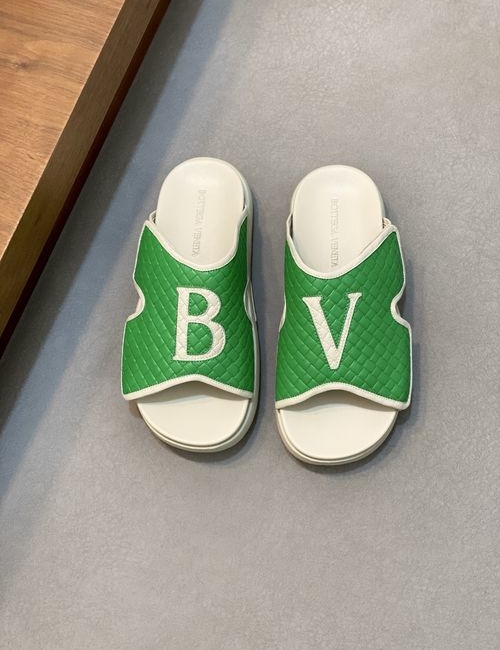 Bottega Veneta BV Italian Cowhide Upper Original Outsole Slippers