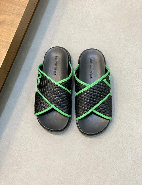 Bottega Veneta BV Italian Cowhide Upper Original Outsole Slippers