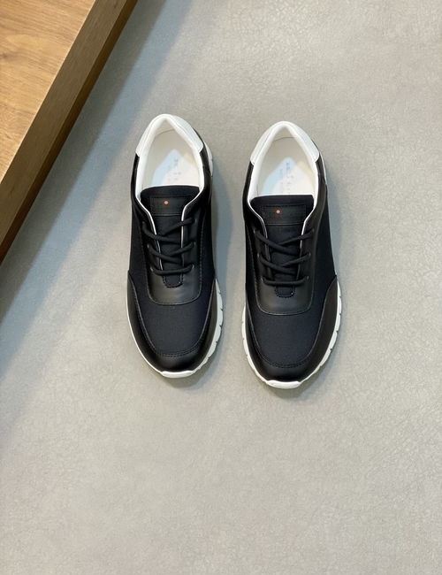 Kiton Casual Sports Shoes, Genuine Leather With Breathable Mesh
