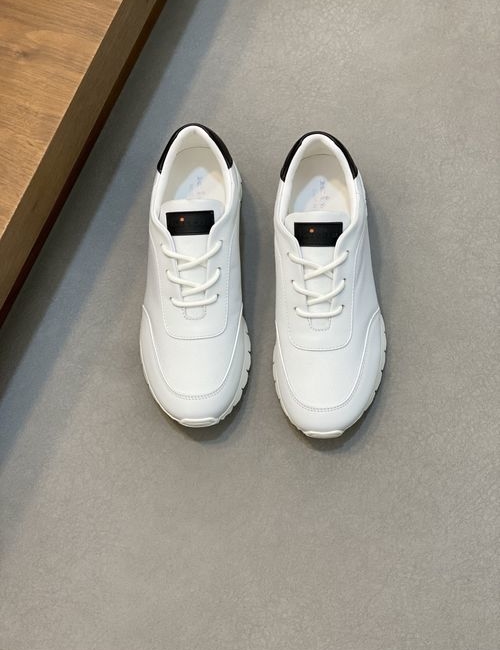 Kiton Casual Sports Shoes, Genuine Leather With Breathable Mesh