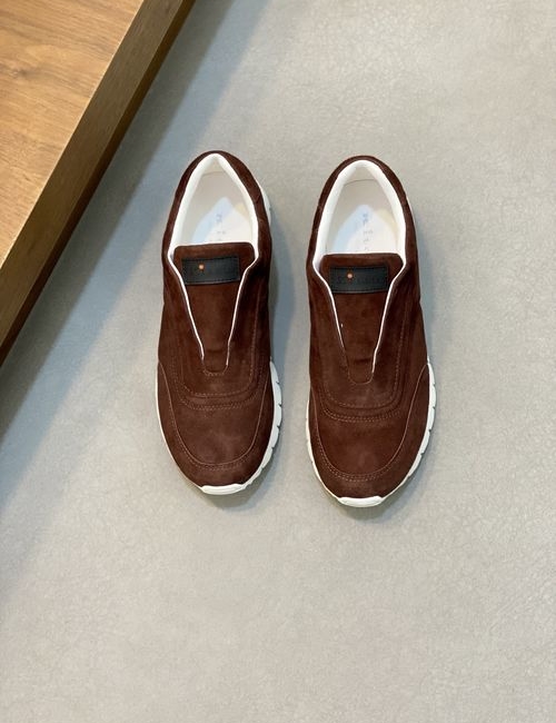 Kiton High-End Casual Sports Shoes, Soft Suede Leather