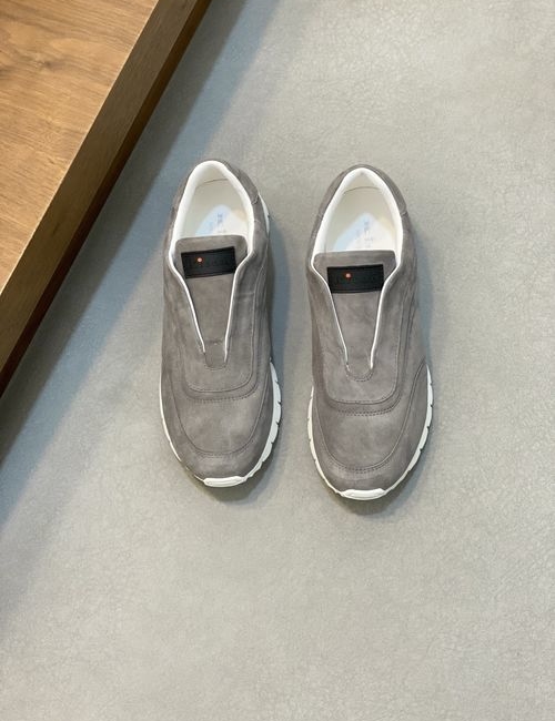 Kiton High-End Casual Sports Shoes, Soft Suede Leather