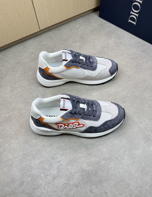 Christian Dior CD Premium Casual Suede Leather Sneakers