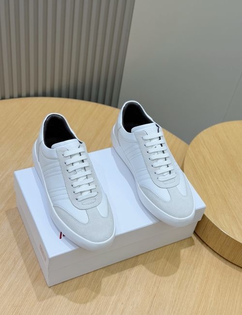 Brionia Suede Leather Striped Casual Sneakers