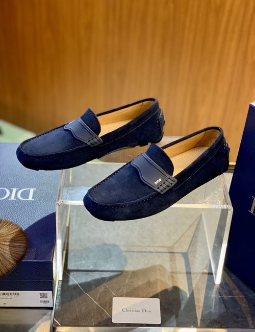Christian Dior CD Odeon Leather Loafers With CD Buckle
