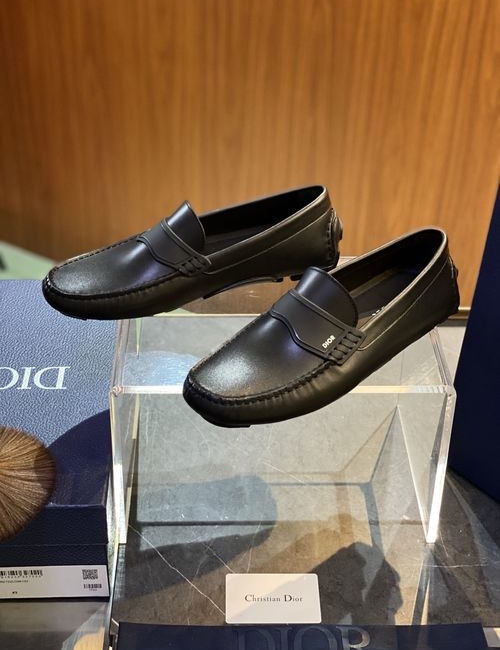 Christian Dior CD Odeon Leather Loafers With CD Buckle