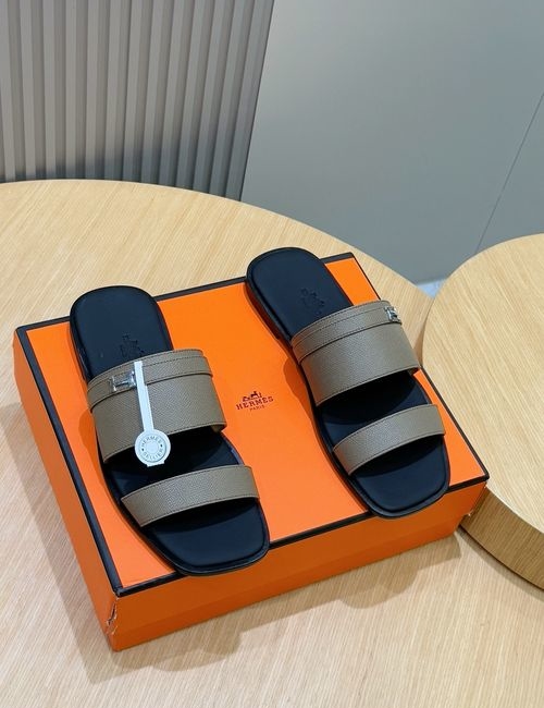 Hermes Leather Sandals Genuine Leather Sole