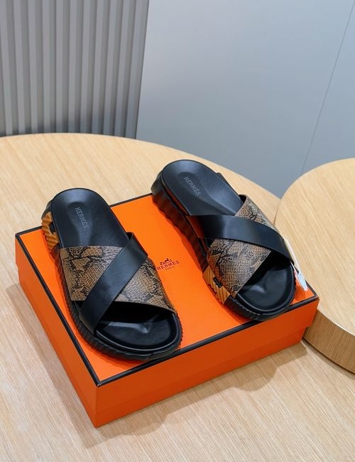 Hermes Infra Sandals With Contrast Color Sole