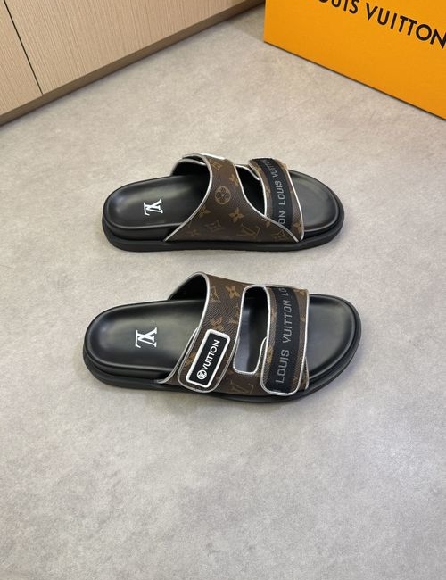Louis Vuitton LV High-end Casual Slides PVC Upper