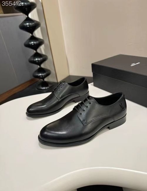 Yves Saint Laurent YSL Patent Leather Leather Sole Dress Shoes