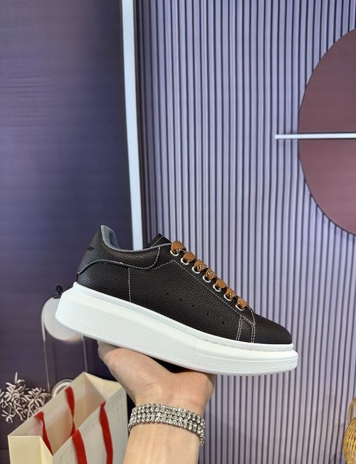 McQueen Premium Leather Casual Sneakers