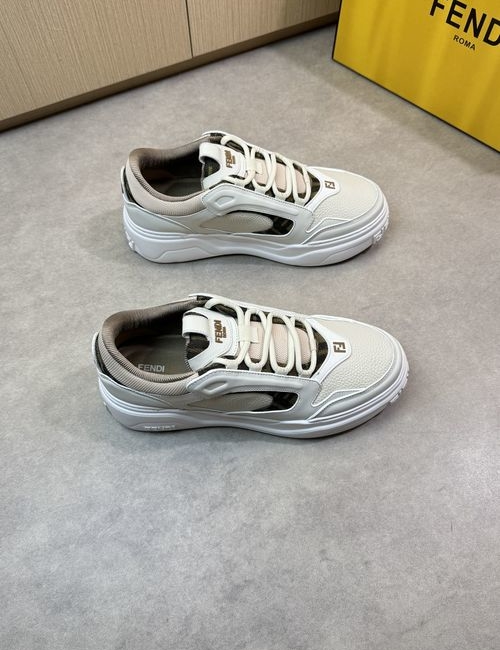 Fendi Premium Leather Casual Sneakers