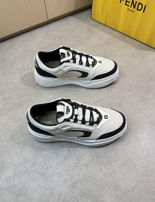 Fendi Premium Leather Casual Sneakers
