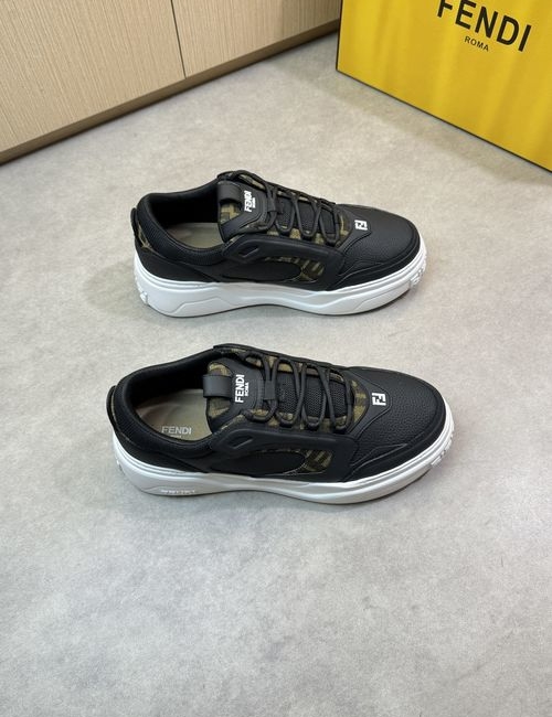 Fendi Premium Leather Casual Sneakers