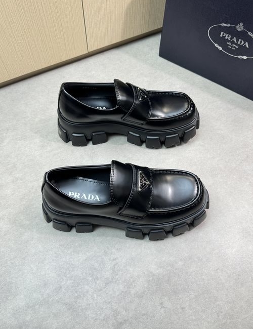 Prada Premium Leather Dress Shoes