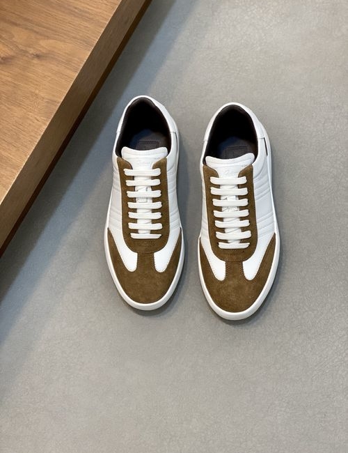 Brionia Nappa Leather Striped Lightweight Sneakers