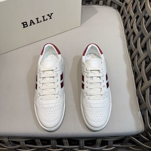 Bally Nappa Leather Casual Sneakers Non-slip Sole