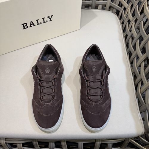 Bally Suede Canvas Casual Sneakers Non-slip Sole