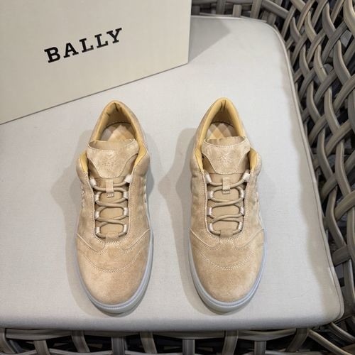 Bally Suede Canvas Casual Sneakers Non-slip Sole