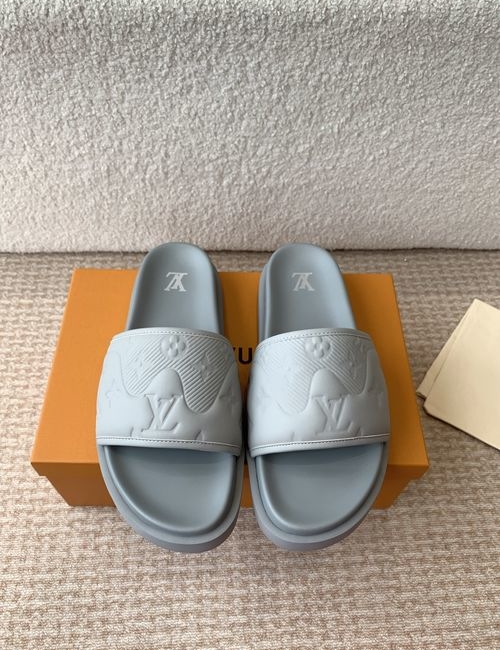 Louis Vuitton LV Monogram Hook And Loop Slippers