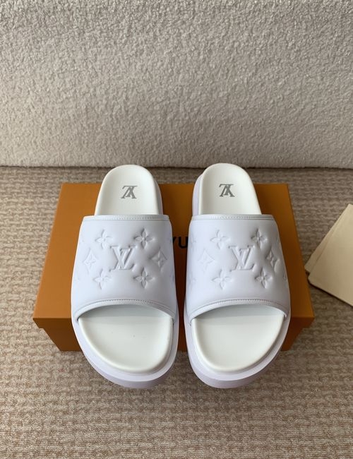 Louis Vuitton LV Monogram Hook And Loop Slippers