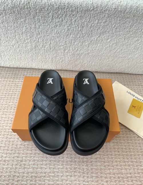 Louis Vuitton LV Monogram Hook And Loop Slippers