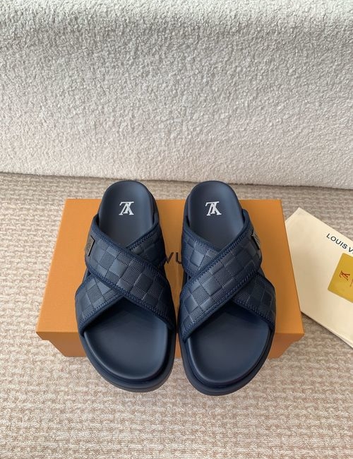 Louis Vuitton LV Monogram Hook And Loop Slippers