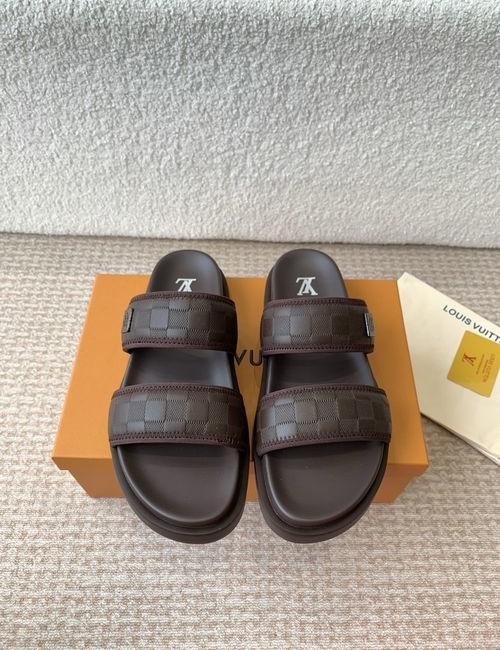 Louis Vuitton LV Monogram Hook And Loop Slippers