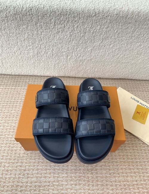 Louis Vuitton LV Monogram Hook And Loop Slippers