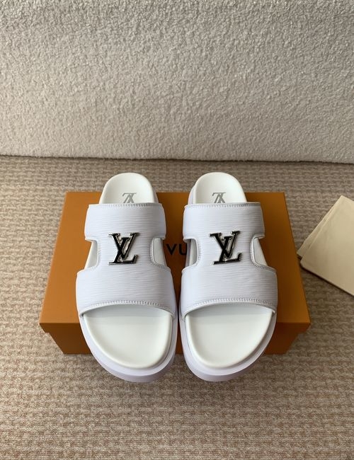 Louis Vuitton LV Monogram Hook And Loop Slippers