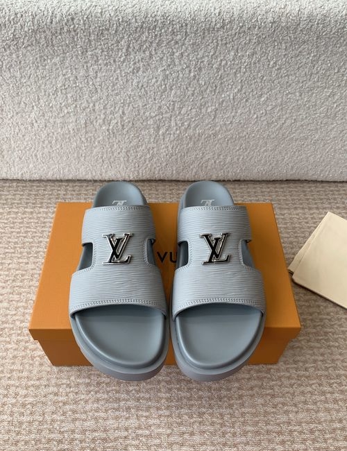 Louis Vuitton LV Monogram Hook And Loop Slippers