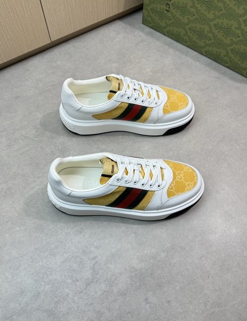 Gucci Premium Casual Sneakers With Nappa Leather Upper