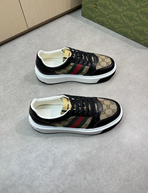 Gucci Premium Casual Sneakers With Nappa Leather Upper