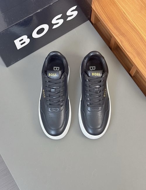 Hugo Boss Fur Fabric Casual Sneakers