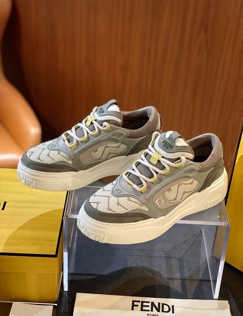 Fendi Force Low-top Shoes With Stitching Details