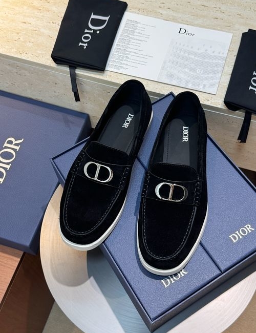 Christian Dior CD Granville Lace-Up Casual Shoes With Oblique Print