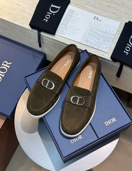 Christian Dior CD Granville Lace-Up Casual Shoes With Oblique Print