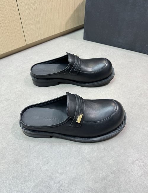 Martine Rose Napa Leather Half Loafer Shoes