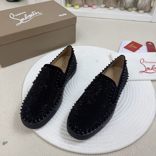 Christian Louboutin Low-top Spike Red Sole Shoes
