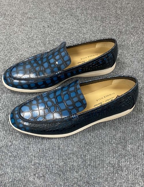 Loro Piana LP Suede Tassel Loafers With Rubber Sole