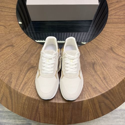 Brunello Cucinelli BC Color-block Suede Leather Sneakers