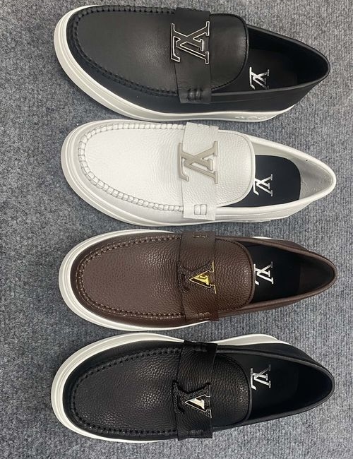 Louis Vuitton LV Genuine Leather Business Formal Shoes