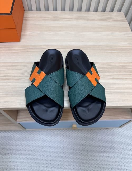 Hermes Cross-strap Sandals With Non-slip TPU Sole