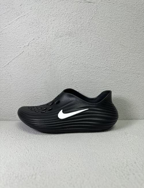 Nike ReactX Rejuven8 Black White Clogs