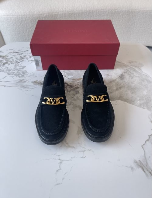 Valentino Logo-Embellished Loafers With Leather Lining