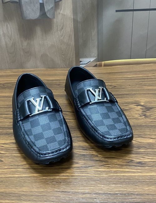 Louis Vuitton LV Gloria Series Monogram Embossed Casual Loafers