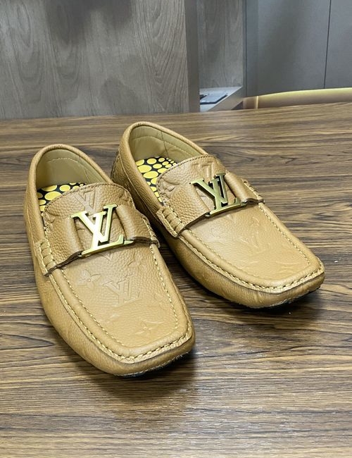 Louis Vuitton LV Gloria Series Monogram Embossed Casual Loafers
