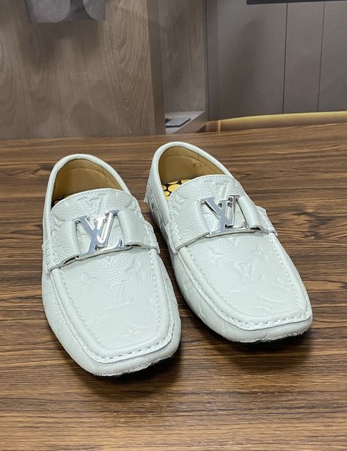 Louis Vuitton LV Gloria Series Monogram Embossed Casual Loafers