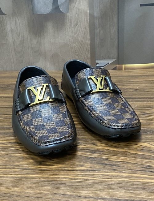 Louis Vuitton LV Gloria Series Monogram Embossed Casual Loafers